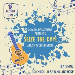 Dec 18 6PM Guitar and Musical notes 